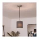 Brilagi - LED luster na sajli NUBILA 1xE27/60W/230V O 14 cm crna/antracit