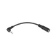 CABLETECH Redukcija JACK 2,5 - JACK 3,5 črna ZLA0580A