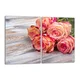 shumee Steklena zaščitna plošča za štedilnik 2x40x52 Rose