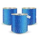 DQ-PP POLYPROPYLENSEIL - 2mm - 10m - BLAU - Traglast bis 82 kg Flechtleine Textilseil Schnur Rope Kordel Kunststoffseil geflochten