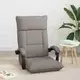 vidaXL Tlorisni stol Taupe 66 x 66 x 80 cm blago