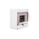 Modularna razdelilna omarica 1x6 nadometna IP20 z dimno loputo in priključki S-6+SZBKA+N+PE 8005843 ENE-00319
