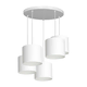 Luster na sajli ARDEN 5xE27/60W/230V bela