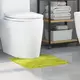 Prostirka protiv klizanja s izrezom za WC Zelena 50 x 50 cm PP