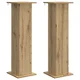Stalak za biljke 2 pcs Hrast artisan 30,5 x 30 x 100,5 cm