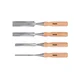 Kreator KRT461003 4 delni set tesarskih dlet