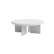 Hanah Home Klub sto Cream 92x35x92cm Sivi