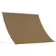 vidaXL Senčnik Bež 250 x 150 cm 180 g / m2 poliester s PU premazom