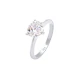 ELLI Prstan Kristall Ring, srebrna