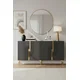 HANAH HOME Konzola Meyra 150 Anthracite Gold