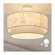 Brilagi-LED Dečiji prislonjeni plafonski luster BOBO 1xE27/10W/230V prečnik 40 cm krem./siva/kraljevsko plava