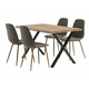 ROSKILDE L140 nat.oa + 4 BISTRUP olive