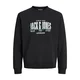 JACK & JONES Majica JJAero temno zelena/črna/bela
