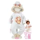 Llorens M844-82 oblačila za dojenčkovo punčko NEW BORN velikosti 43-45 cm