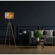 Opviq Podna lampa Wheel, 160cm, Zlatne boje