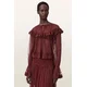 AllSaints bluza z volančki ženska čipkasta UNRULY SUSIE LS TEE