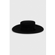 Vuneni šešir Weekend Max Mara boja: crna, vuneni