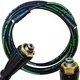Rosfix SteelHose Black Pro 20m Visokotlačna Cev – Nadomestni Del za Visokotlačni Čistilec Kärcher HD HDS | M22xM22, 250 bar, 155°C, (5000356616)