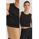 Trendyol Black Brushed Soft Fabric Knitted Sports Blouse