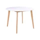Miza Brea 110 (Bela + Hrast) Bela, Hrast, 75cm, MDF plošča, Les