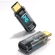 USB-C v USB-C OTG adapter Techsuit DataBoost A23 240W, LED prikazovalnik, 40Gbps, 8K pri 60Hz - gray