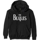 The Beatles Drop T Logo Black M Kapuco