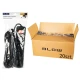 Blow 98-568# Podaljševalni kabel pr-470wsp 4 vtičnice z ozemljitvijo + stikalo 5 m črn 3x1,5 mm paket