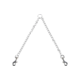 Povodec - razdelilnik za 2 psa kovinski 30cm/2,5mm Flamingo - 5 - Pasji povodci