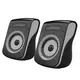Zvucnici 2.0 ESPERANZA FLAMENCO, 2x3W, 3.5mm, USB power, BLACK/GREY, EP140KE