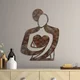 Wallity Zidna dekoracija Rusty Hug, 70x52 cm, 1.5 mm, Braon
