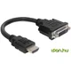 adapter HDMI M - DVI-D Ž 24+1 20cm Delock