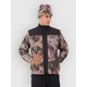 Mons Royale Pileup Wool Fleece Jacket mtn camo orange