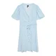 VERO MODA Dolga srajca VMALBA svetlo modra/bela