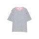 Pull&Bear Majica mornarska / roza / bela