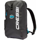 Cressi Fishbone Dry Backpack 25L Black/Light Blue