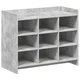 Ormar za cipele s pohranom Betonska siva 85 x 39,5 x 70 cm