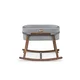 Hanah Home Kolevka za bebe Hier, 90x70x58 cm, Siva-orah