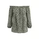 Imily Bela Bluza zelena/bela