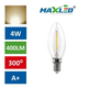 LED žarnica – sijalka E14 4W (35W) fillament toplo bela 3000K