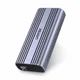 Zunanji NVM.2 SSD disk ohišje UTK USB 4, aluminijasto, sivo/črno