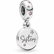 Pandora Srebrn obesek Sisters 798012FPC srebro 925/1000