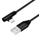 slomart Kotni USB 2.0 A (m) na USB-C (m) kabel, 0.3m