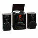 Auna Franklin DAB+, stereo sistem, gramofon, predvajalnik 3 CD-jev, BT, predvajalnik kaset, AUX, vhod USB (HF-632P Black)