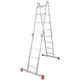 Krause Monto univerzalne zglobne merdevine Multimatic 4x4 gazišta 3,50 m - 120694