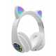 Oxe Bluetooth brezžične otroške slušalke z naušniki, bela