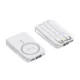 Power Bank MagSafe sa drzacem za telefon 5000 mAh beli
