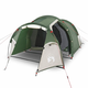 vidaXL Šator za kampiranje za 3 osobe zeleni 370x185x116 cm taft 185T