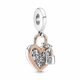 Pandora Srebrni obesek Heart Pandora Moments 780087C01