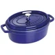 Ovalen lonec za kuhanje, temno modra V 6,5 l Staub