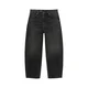 Pull&Bear Kavbojke črn denim